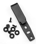 4 Pack Tactical Belt Clip Holster Set for K Sheath Knife Scabbards with screws and black steel clip