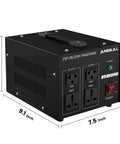 Beefy 2000W Voltage Transformer Converter for global use 110V to 220V back step up down power transformer home travel reliable