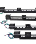 Sturdy Linear Rail Guide Stage T-Style Sliding Table In 150 To 300 Mm For Motorized X Y Z Axis Platforms With Nema11 Drive Kit Offering Micron Level Precision And High Load Capacity For Smooth Industrial Motion Control Projects, black linear stage