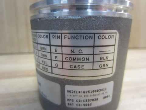 Encoder PN 62510003411 7 Pin 5 To 26 VDC One Quarter Inch Shaft End Mount Built For Real World Automation Boss Grade Sensor For Precision Robotics And Quick Integration, label view