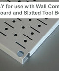 Blue Slotted Metal Pegboard Hook Kit For Storage And Organization Deluxe Assortment 50 Lbs Capacity Made In USA Durable