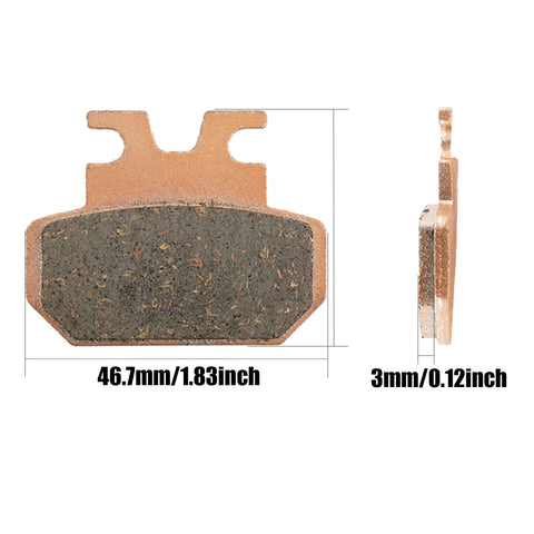 Sintered Metal Brake Pads For E Bikes With 4 Piston Hydraulic Calipers Quiet Hard Wearing Copper Fiber Pads Beefy Braking Power