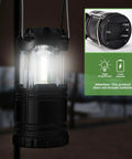 Collapsible Camping Lantern 4 Pack Battery Operated LED Super Bright Light for Power Outages Indoor Outdoor Emergency Kit Portable