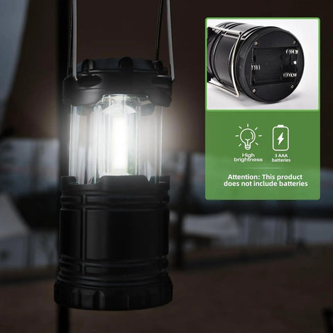 Collapsible Camping Lantern 4 Pack Battery Operated LED Super Bright Light for Power Outages Indoor Outdoor Emergency Kit Portable