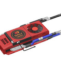Rock Solid 12V 3S 300A Lithium Battery Protection Board PCB BMS with cooling fan and balance wires for 18650 battery packs.