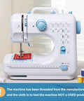 Beginner Sewing Machine Kit With Extension Table And 12 Built In Stitches Included Needles And Thread Set Totally Easy Starter Kit