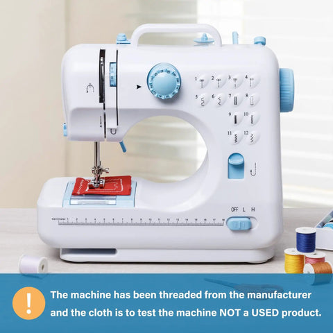 Beginner Sewing Machine Kit With Extension Table And 12 Built In Stitches Included Needles And Thread Set Totally Easy Starter Kit
