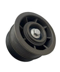 Get That Supercharger Sling Tight With This Killer Double Pulley Idler Belt Set For M113K Cars Like the C63 G55 Cls55 And Sl55. Close-up of durable double pulley idler with a hex bolt.