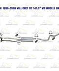 GMC K1500 1996 1997 1998 1999 5.7L Exhaust H Pipe Muffler Tail Pipe Assembly Stainless Steel Direct Fit Includes Free Clamps Gasket Hangers and Bolt Kit Included for Easy Install