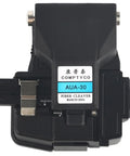 Awesome Aua Optical Fiber Cutting Knife For Precise Splicing, black fiber cleaver tool with label and adjustable blade.
