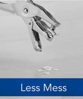 Metal Single Hole Punch for Home Office Punches up to Five Sheets at a Time One Quarter Inch Holes Handheld Chrome Puncher