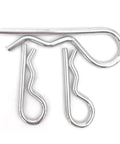 R Clip Wave Style Cotter Pin Set 200 300 Pieces Steel Spring Split Clips Fasteners For Trailer Hitch Lawn Mower Automotive