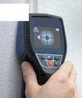 The Real Deal Digital Wall Scanner And Floor Detection Tool Finds Live Wires And Pipes With Dead Nuts Accuracy High Precision Stud Finder in use.