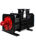 Front view of Beefy Industrial Grade Permanent Magnet Synchronous Servo Motor For Air Compressors, 380V AC, rugged design