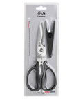 Heavy-Duty 9-Inch Come-Apart Kitchen Shears With Guard For Everyday Food Prep No-Nonsense Tough-As-Nails Scissors That Slice Poultry, Herbs, Veggies, Packaging And Twine, Easy Cleaning Break-Apart Blades For Quick Cleanup, packaged view