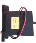 Built Different High Voltage Dc Contactor Coil 12V Control Module With 750V Contact Rating And 400A Switching Capability side view with wires.