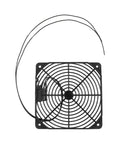 Airflow Monitor For HVAC Systems With 50 Meters Per Second Switch NC Open On Flow 240V AC DC Ready Detects Fan Failure And Triggers Alarm For Quick No Nonsense Airflow Loss Alerts, black fan guard