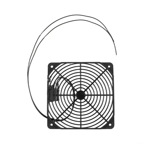 Airflow Monitor For HVAC Systems With 50 Meters Per Second Switch NC Open On Flow 240V AC DC Ready Detects Fan Failure And Triggers Alarm For Quick No Nonsense Airflow Loss Alerts, black fan guard