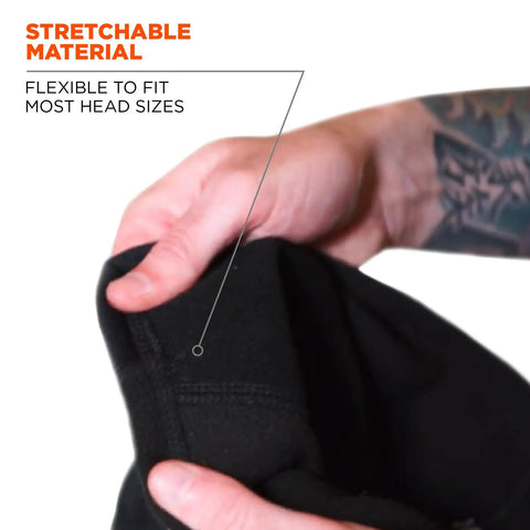Hands stretching Winter Balaclava With Detachable Heat Exchanger Face Mask For Extreme Cold Full Head And Neck Coverage