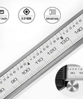 Stainless Steel Caliper Tool With Digital Readout 0 To 6 Inch 0 To 150 MM Big LCD Screen Quick Inch And Millimeter Conversion