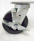 Bad Ass Heavy Duty Six Inch Swivel Caster With Kingpinless Phenolic Wheels Plus Top Lock Brake Built Tough For Your Shop Gear Rolling 1200 Pounds Without Skipping A Beat
