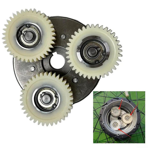 36T Nylon Gear For Bafang G062 Hub Motor 750W 1000W Electric Bike Clutch Gear Plastic Rear Hub Replacement For 48V Fat Tire Ebike