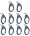 Durable M8 Steel Washers For E Bike Motor And Bicycle Hub Axle Spacers Electric Bike Hardware Kit With Front And Rear Flat Rings For Scooter Wheel Ride Ready Universal Bike Repair Gear 10 Pack Silver, 10 steel washers