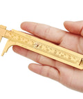 Brass Vernier Caliper Pocket Caliper Set With Double Scale mm And Inch, Mini Tool for Beads, Jewelry, Rings and Wire Measurement