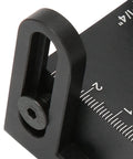 Close-up of the 15 Degree Wood Punch Locator Tool's adjustment mechanism, showcasing durable aluminum alloy construction.