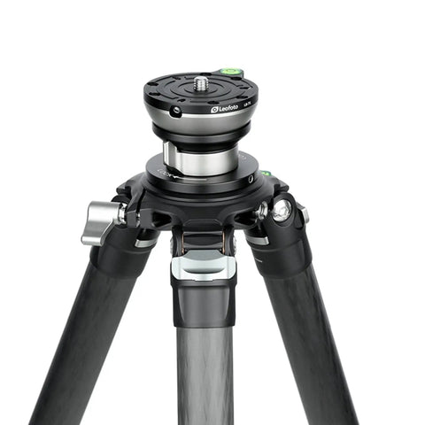 LB-75S 75mm Leveling Base for 70mm Systematic Tripod, rock-solid 3/8-16 base socket and stud, CNC aluminum construction, butterfly lock