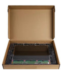 Precision Fit Lcd Curing Screen And Frame Sticker Kit For Resin 3D Printers in open box with protective foam.