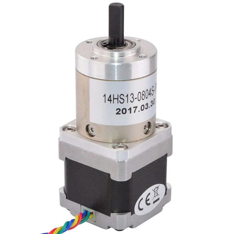 Beefy Torque NEMA 14 Stepper Motor With 50.9:1 Planetary Gearbox For CNC And Robotics Ultra Precise 0.035 Degree Resolution Bipolar 4 Wire