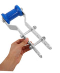 Adjustable Keel Roller With Steel Frame Brackets For Boat Trailer And Rubber Wheel Sealed Bearing Design in hand