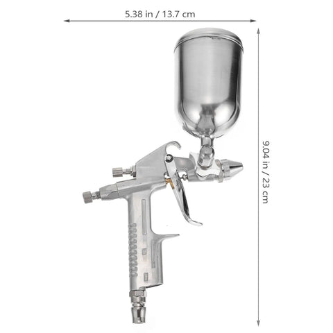 Beavorty Professional Aluminum Pneumatic Air Paint Sprayer Gun for Furniture and Automotive Equipment Repair, measuring 5.38 in by 9.04 in.