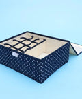 Nifty Thirteen Pocket Underwear Storage Box Perfect For Closet Organization And Keeping Your Personal Stash Sorted Straight Up Neat with polka dot design.