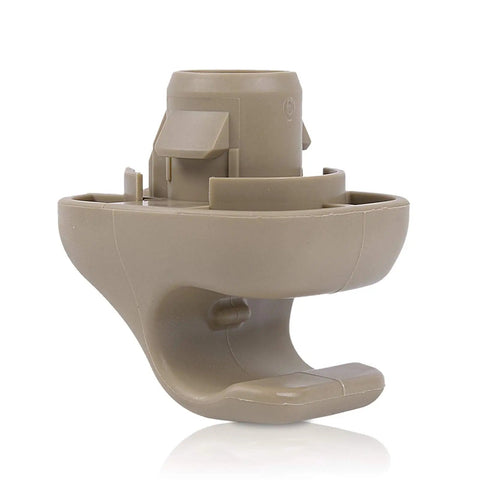 Beige Sun Visor Hook Clip Bracket Hanger For Honda Accord Civic CR-V Odyssey Pilot Ridgeline, Rugged ABS Plastic Interior Accessory