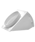 4 Inch Dryer Vent Hood With Removable Screen And Damper For Outdoors White Plastic With UV Inhibitor Ideal For Home Laundry Room Vents Durable