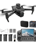 Dope 8K Camera GPS Drone With 5 Inch HD Screen Built In 90 Minute Flight Time 3KM Control Range 360 Degree Obstacle Avoidance