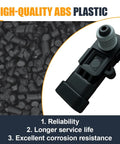 Car Fuel Tank Pressure Sensor OEM 16238399 12219388 16196060 Black With High Quality Plastic Housing, close-up angle