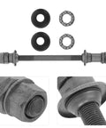Beefy 180mm Mountain Bike Rear Axle With Titanium Alloy Shaft Hollow Hub And Ball Bearing Kit for smooth spins.