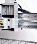 Heavy Duty 3 Axis Cnc Router 6040 Engraving Machine With A Kickass 2200 Watt Spindle And Hg20 Linear Rails on metal components.