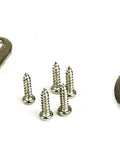 Rock Solid Hydraulic Gas Struts For Cabinet Doors And Rv Lids With Zero Sweat Install Bracket Kit Hella Smooth 10 Inch 22 Pound Lift Supports Soft Open Furniture Hardware Pair Silver hardware with mounting screws and brackets.