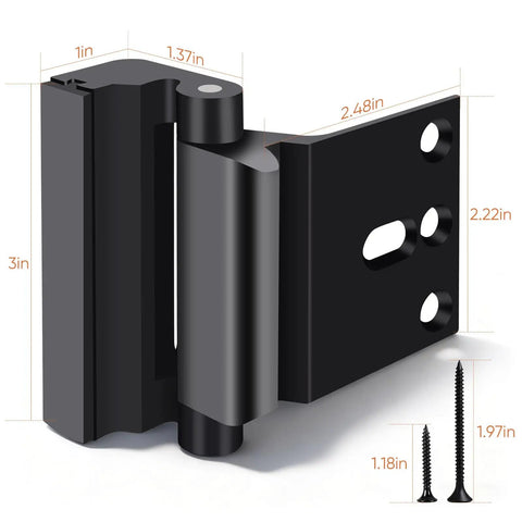 Beefed Up Door Security Reinforcement Lock Set Withstand 800 Lbs Of Force Kid Safe Child Proof Front Door Lock Easy Install