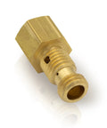 Brass component from Pro Grade Carburetor Rebuild Kit With Float Bowl For Tecumseh And Coleman Generators And Snow Blowers