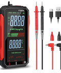 Rechargeable Smart Digital Multimeter Tester For Home And Industrial Electrical Projects with test leads and charger