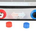 Connectors of Rock Solid Wall Mounted Tankless Electric Water Heater Packs 4500W Instant Hot Water with color codes.
