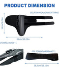 Dimensions of 2 Pack Golf Wrist Training Aid With Real Time Feedback To Fix Wrist Hinge And Arm Posture, includes swing band
