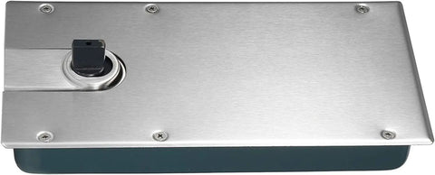 Glass Door Hinge Closer With Steel Floor Mount Hydraulic Buffer Ground Hinge for cabinets closets and furniture, top view