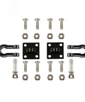 Beefy RC Trailer Tow Hook Chain Shackle Set With Rope Winch Accessory For 1/10 Scale Crawlers hardware kit with screws and shackles