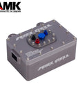 Gray Beefy CNC Aluminum RC Crawler Fuel Cell Receiver with simulated fuel tank for SCX10 PRO, RR10 Capra, and crawlers roll cage.
